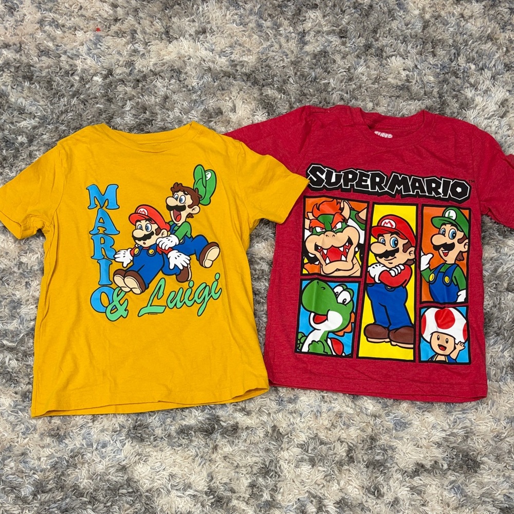 Mario & Luigi Kids T-Shirt Size 8